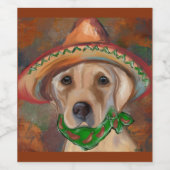 ラブラドール検索機 ワインラベル (シングルラベル)