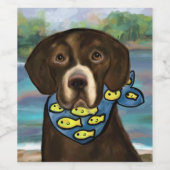 ラブラドール検索機 ワインラベル (シングルラベル)