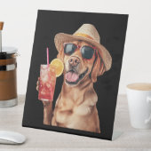 ラブラドール検索機 台座サイン (インサイチュ)