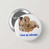 ラブラドール検索機 缶バッジ (正面&裏面)