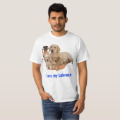 ラブラドール検索機 Tシャツ (正面フル)