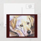 ラブラドール検索用はがき ポストカード (正面/裏面)