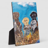 ラブラドール検索 フォトプラーク (側面)