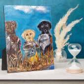 ラブラドール検索 フォトプラーク (側面)