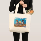 ラブラドール検索 ラージトートバッグ (正面(商品))