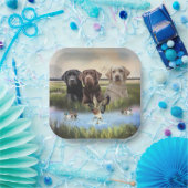 ラブラドール検索(狩り犬) ペーパープレート (パーティー)