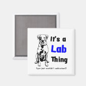 ラブラドール物 マグネット (正面/裏面)