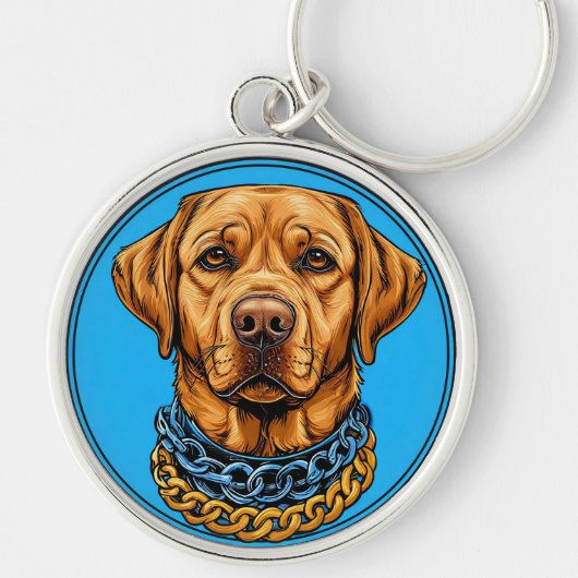 🔑 ラブラドール犬のギフト 犬好きさんへ 🐾 キーホルダー (正面)
