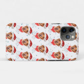 ラブラドール犬のクリスマス Case-Mate iPhoneケース (裏面(横))