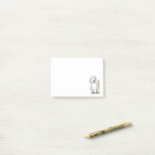 ラブラドール犬のポスト・イット ポストイット (デスク上)