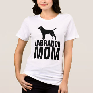 ラブラドール犬のママ Tシャツ