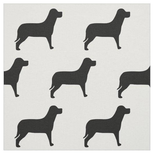 ラブラドール犬の白黒パターン ファブリック (見本)