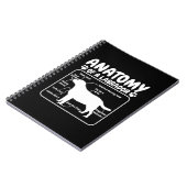 ラブラドール犬の解剖学 ノートブック (左側)