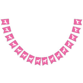 ラブラドール犬の赤ちゃんシャワー バンティングフラッグ