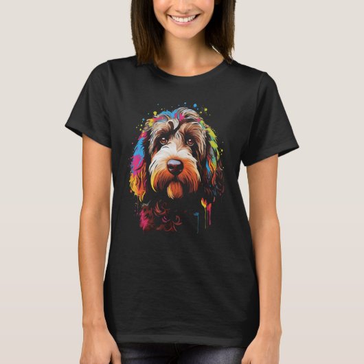 ラブラドール犬の飼い主 Tシャツ (正面)