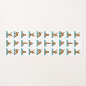 ラブラドール犬ミックスYoga Mat ヨガマット (正面(横))