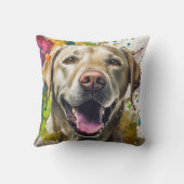 ラブラドール犬 クッション (裏面)