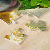 ラブラドール犬。 ジグソーパズル (側面)