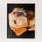 ラブラドール犬。 ジグソーパズル (縦)