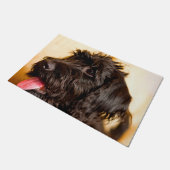 ラブラドール犬。 ドアマット (アングル)