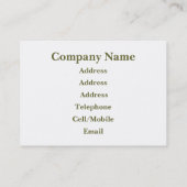 ラブラドール犬 名刺 (裏面)