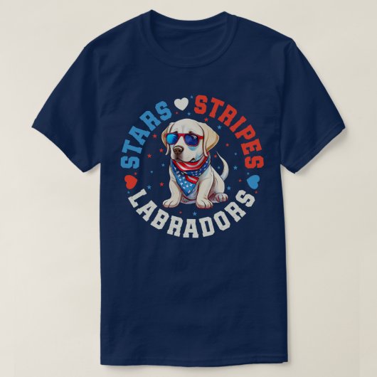 ラブラドール犬 Tシャツ (デザイン正面)