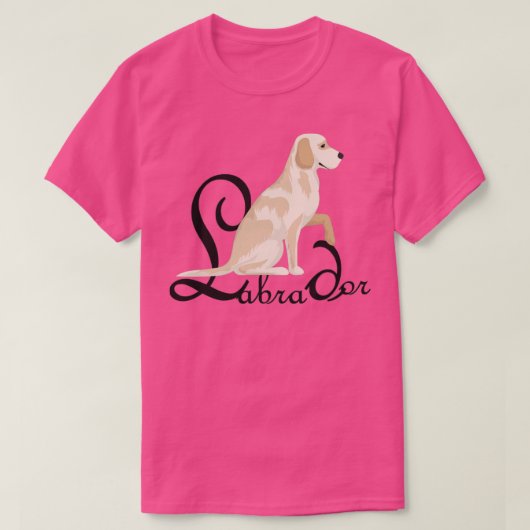 ラブラドール犬 Tシャツ (デザイン正面)