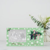 ラブラドール絵を描フォトカード シーズンカード (スタンド正面)