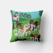 ラブラドール絵画学校 クッション (裏面)