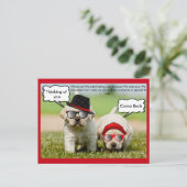 ラブラドール考えレトリバーの来戻る ポストカード (スタンド正面)