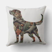 ラブラドール装飾用クッションとカモフラージュ クッション (裏面)