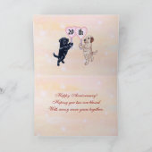 ラブラドール記念日おめでとう カード (内部)