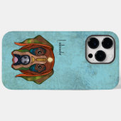 ラブラドール醜い顔ケースメイトiPhoneケース Case-Mate iPhoneケース (裏面 (横))