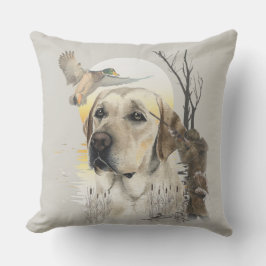 ラブラドール、アヒル狩り アウトドアクッション