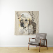 ラブラドール、アヒル狩り タペストリー (インサイチュ)