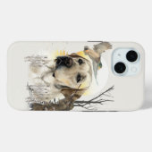 ラブラドール、アヒル狩り Case-Mate iPhoneケース (裏面 (横))