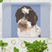 ラブラドール キッチンタオル (折り畳み)