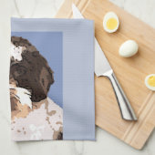 ラブラドール キッチンタオル (四つ折り)