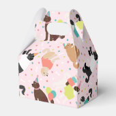 ラブラドール/ゴールデンドールバースデーパーティー フェイバーボックス (裏面サイド)