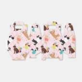 ラブラドール/ゴールデンドールバースデーパーティー フェイバーボックス (折り畳みなし)