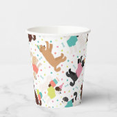 ラブラドール/ゴールデンドールバースデーパーティー 紙コップ (左)