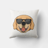 ラブラドール（サングラス付） クッション (裏面)