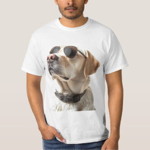 ラブラドール(サングラス付) Tシャツ