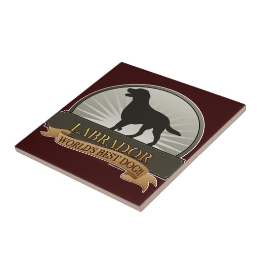 ラブラドール タイル (側面)