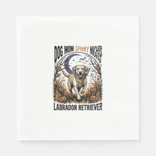 ラブラドール ハロウィンTシャツ ヴィンテージ ドッグマザー グラフィック_1 スタンダードランチョンナプキン