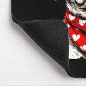 ラブラドール ハート バンダナ クール ラブラドール 犬好き メンズ レディース マウスパッド (コーナー)