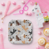 ラブラドール ペーパープレート (パーティー)