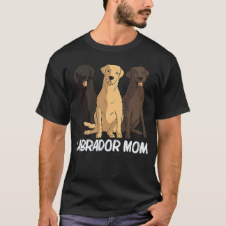 ラブラドール・ママ・女性用 ラブラドール・レトリバー・ドッグ Tシャツ