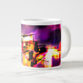 ラブラドール&ライトハウス ジャンボコーヒーマグカップ (正面右)