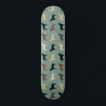 ラブラドール·リトリーバー·ドッグシルエット·パターン·ラボ スケートボード<br><div class="desc">ラブラドール·リトリーバー·ラバーズ·スケートボード。黒のラボ、イエロー・ラブラドール・レトリーバー、チョコレートラボ、キツネレッドラブラドールのシルエットパターンジェンズ·ドードル·ワールドを訪れ、このおもしろい犬デザインの商品や、犬を飼う贈り物を増やしてください。</div>
